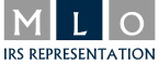Dallas Tax Attorney logo featuring "MLO" and "IRS REPRESENTATION," emphasizing tax law expertise and guidance on IRS issues.
